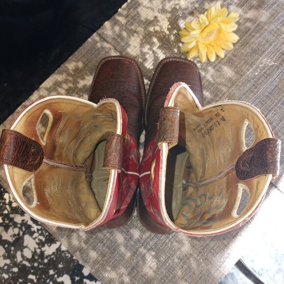 Boulet men's cowboy boots men's 8.5E (wide) - Picture 6 of 16